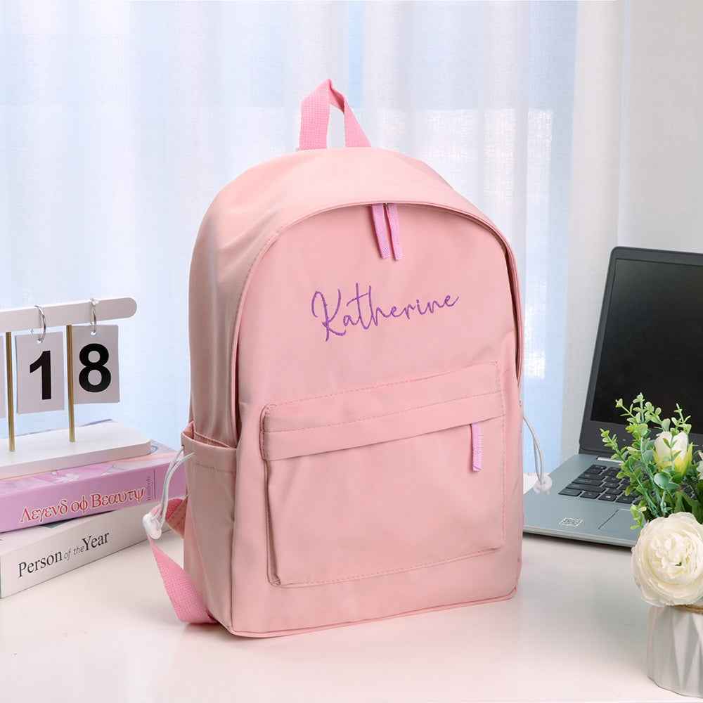Personalized Name Embroidery Backpack Custom Backpack Travel Bags Gifts for Friend