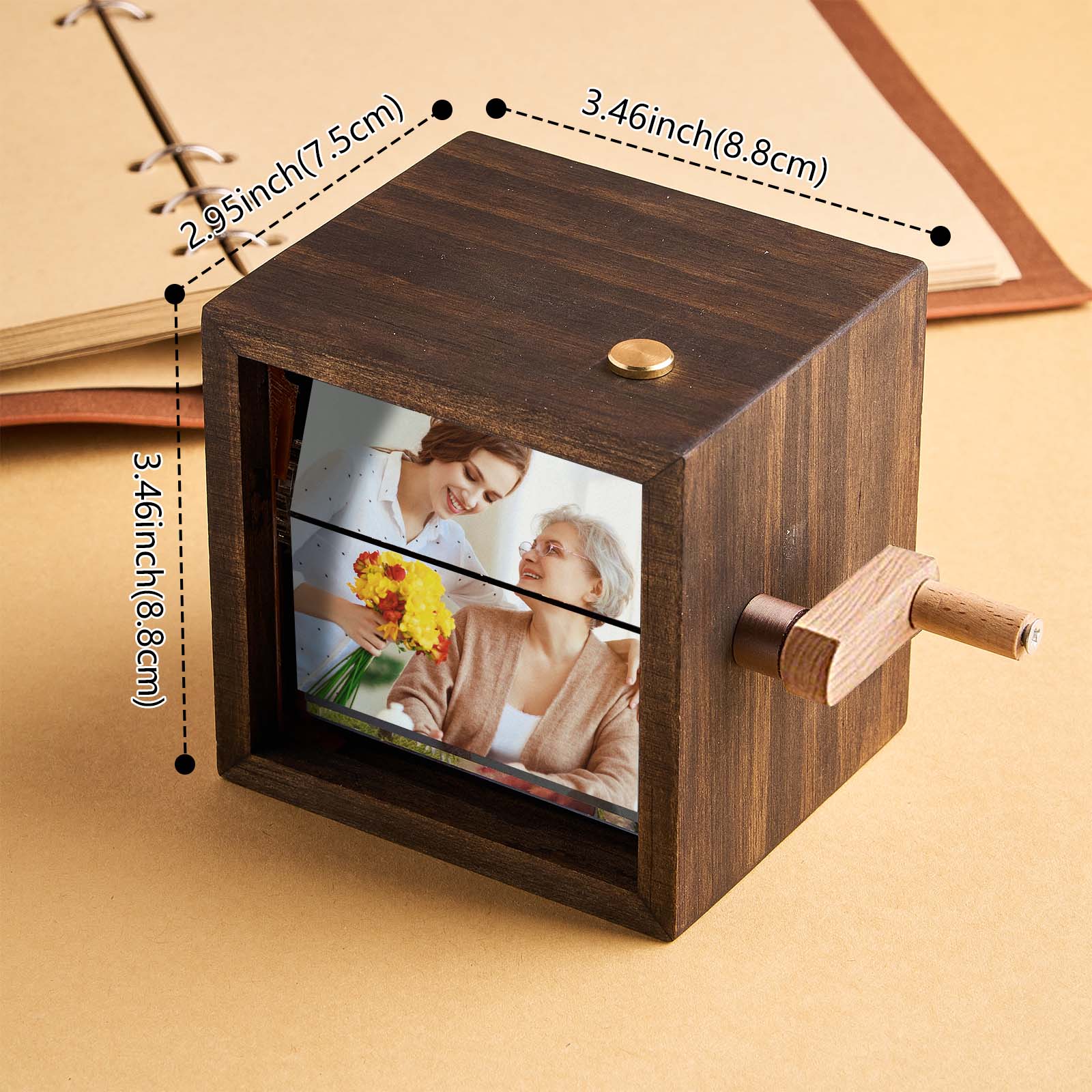 Side angle to show the slim profile and desk-friendly footprint.