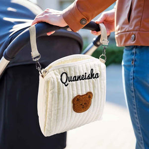 Personalized Embroidered Name Pushchair Hanging Bag Stroller Hanging Bag Gift for Mom