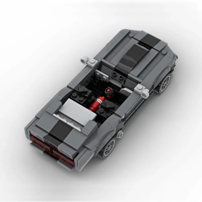 Ford Mustang Shelby GT500 Creative Vehicle Racing Car Building Blocks Construction Set with Mini Figures