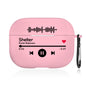 AirPods Case with personalised photo print shown in a handheld view