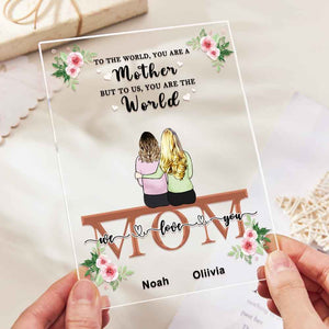 Custom Photo Acrylic Plaque For Mom