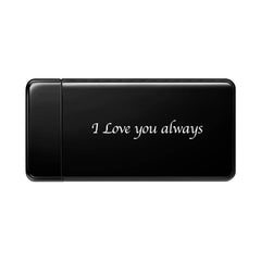 Personalised Black Engraved Photo Lighter | Custom Gift UK