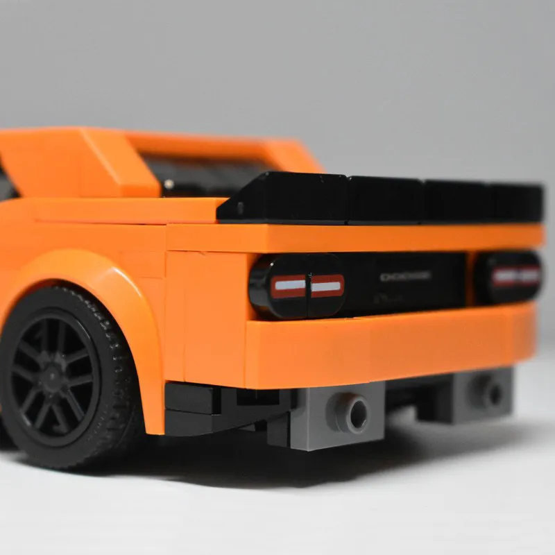Dodge Challenger SRT Hellcat Creative Vehicle Building Blocks | Racing Car Construction Toy