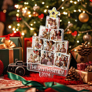 Personalized Photo Christmas Tree Ornament Custom Ornament Christmas Gift for Family
