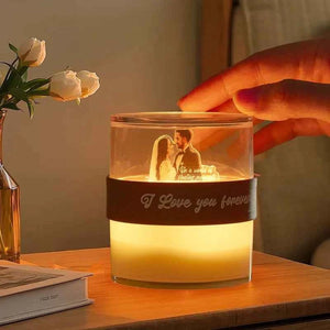 Memorial Gift Customized Night Light Creative Flip Light Acrylic Hourglass Lamp Anniversary Gift