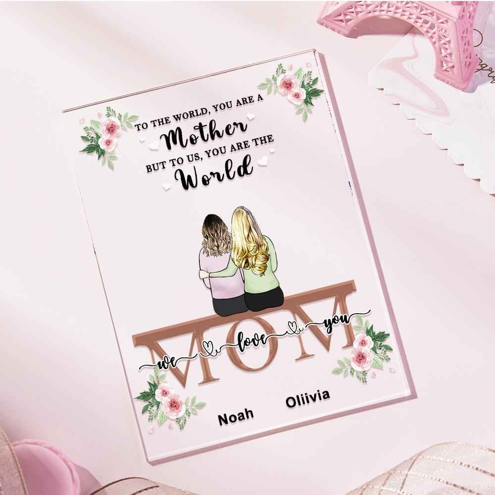 Custom Photo Acrylic Plaque For Mom