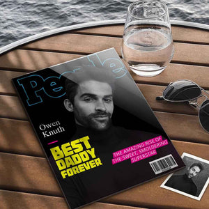 Custom Photo People Magazine Cover Plaque Gift For Boyfriend