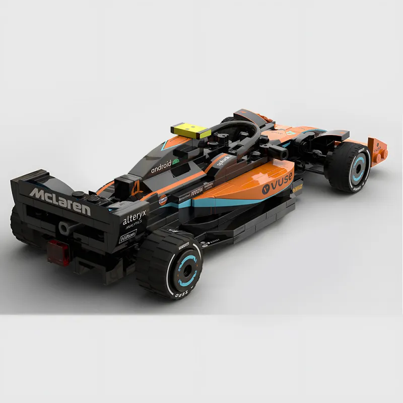 Formula 1 McLaren MCL36 Racing Car Building Blocks Set with Figure | Creative Construction Toy