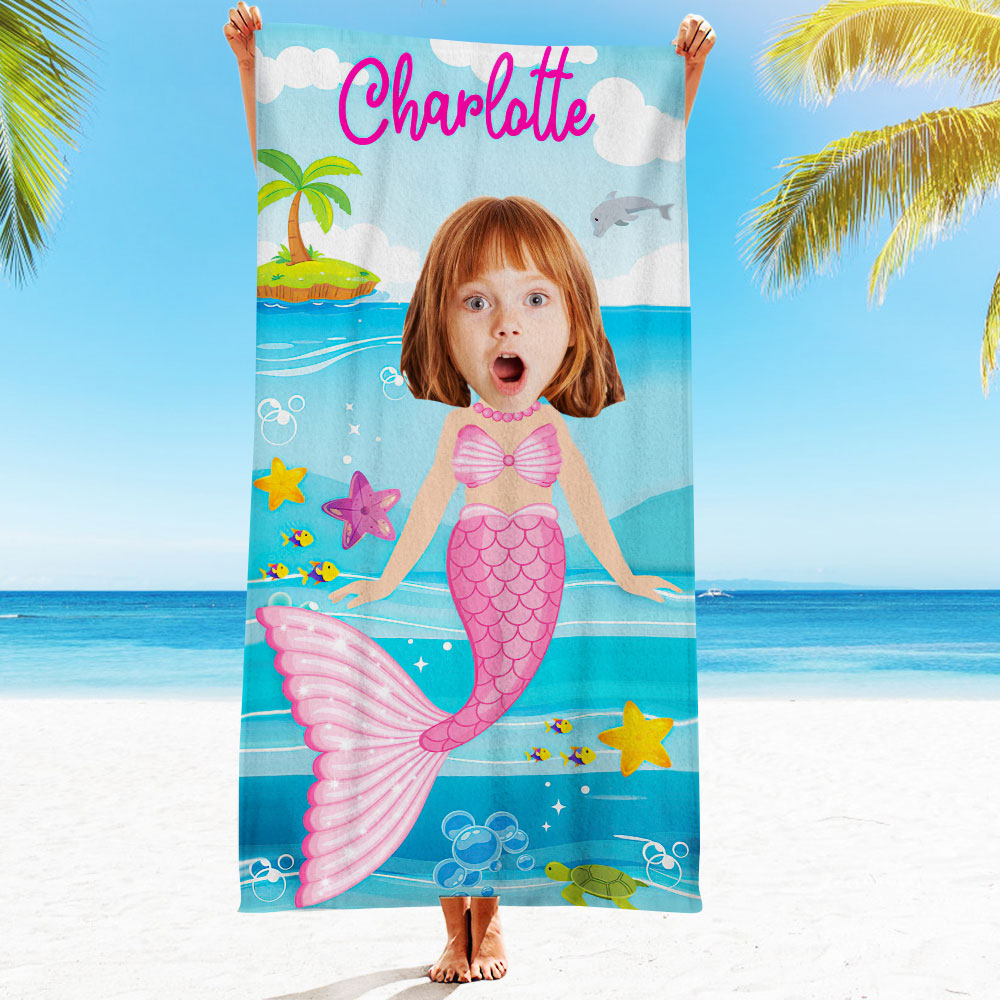 Personalised Photo Towel Gift - Custom Engraved Towel for Boyfriend or Girlfriend