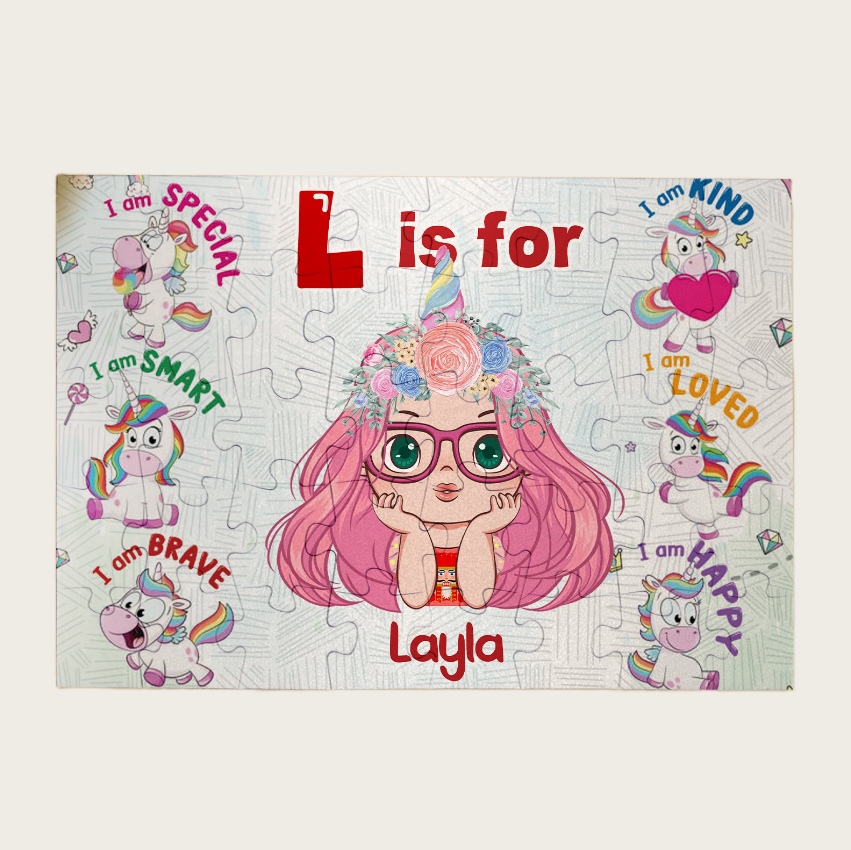 Custom Name Puzzle for Kids Christmas Gift Birthday Gift