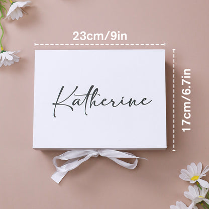 Personalised Bridesmaid Proposal Gift Box - Custom Empty Gift Box for Wedding Party