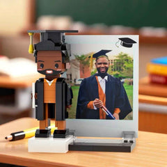 Full Body Customizable 1 Person Brick Figure Custom Photo Brick Figure Graduation Gift