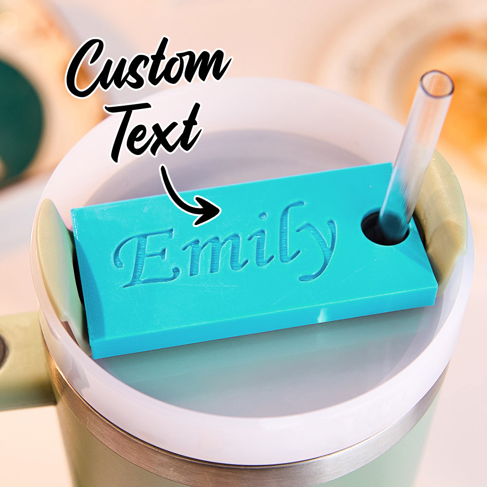 Personalised 3D Name Plate Tag for 40oz Stanley Tumbler | Custom Gift for Her