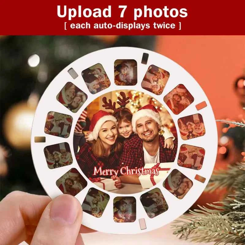 Custom 3D Viewfinder and Reel 10x Ultra-Clear 3D Upgraded Version Personalized Christmas Gifts Text and Photo Viewer with Your Own Photos
