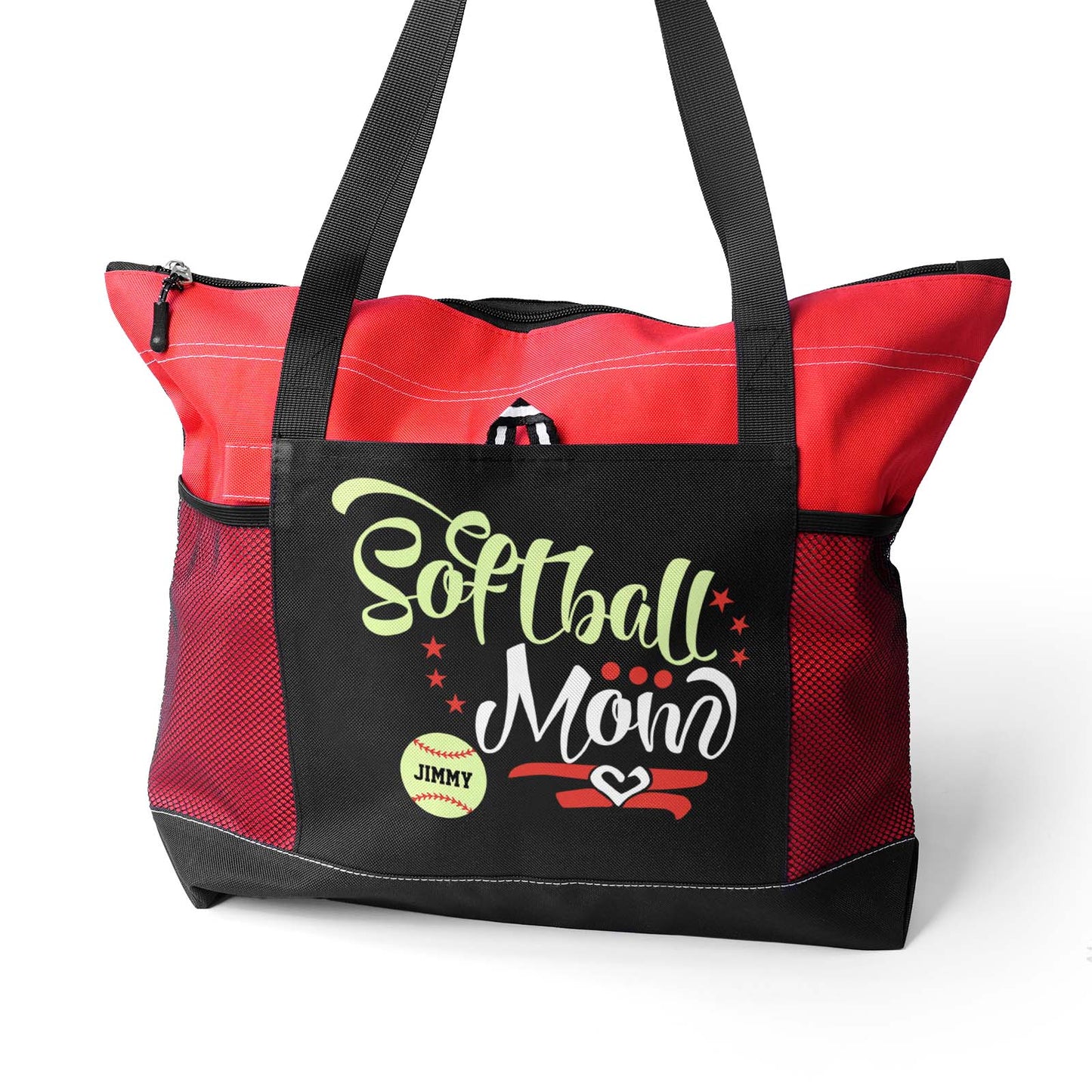 Personalised Baseball & Softball Mum Tote Bag - Unique Gift for Sports Lovers