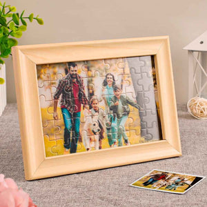 Mother's Day Gifts Personalised Puzzle Frames Custom Photo Puzzles Frame Ornaments