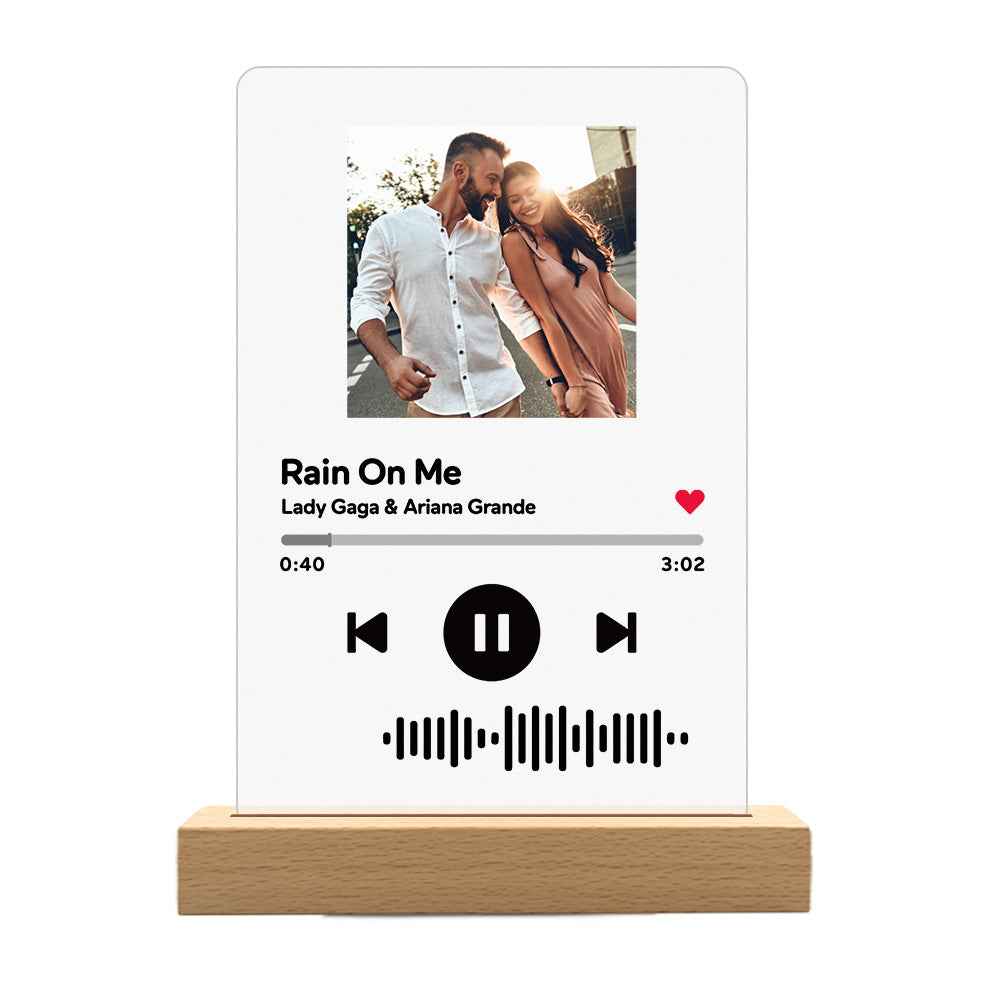 Personalized Scannable Music Code Acrylic Ornament