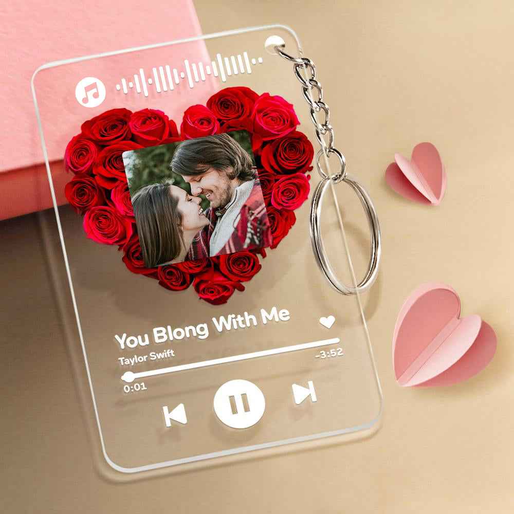 Custom Rose Plauqe  Personalized Night Light Romantic & Sentimental Birthday Gifts For Boyfriend