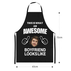 Personalised Face Apron | Custom Photo Apron for Kitchen & BBQ Gifts