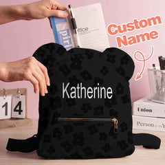 Personalized Name Embroidery Backpack Custom Mini Flower Backpack School Bags Gift for Kids