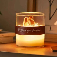Memorial Gift Customized Night Light Creative Flip Light Acrylic Hourglass Lamp Anniversary Gift