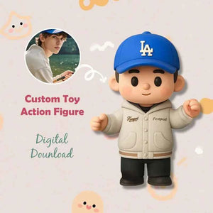 Custom 1 Person 3D Mini Figure From Your Photo Personalized Toy Figure Gifts For Kids