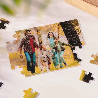 Mother's Day Gifts Personalised Puzzle Frames Custom Photo Puzzles Frame Ornaments