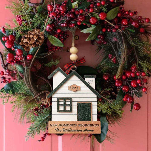 Personalized New Home Ornament First Home Christmas Ornament for Housewarming Gifts