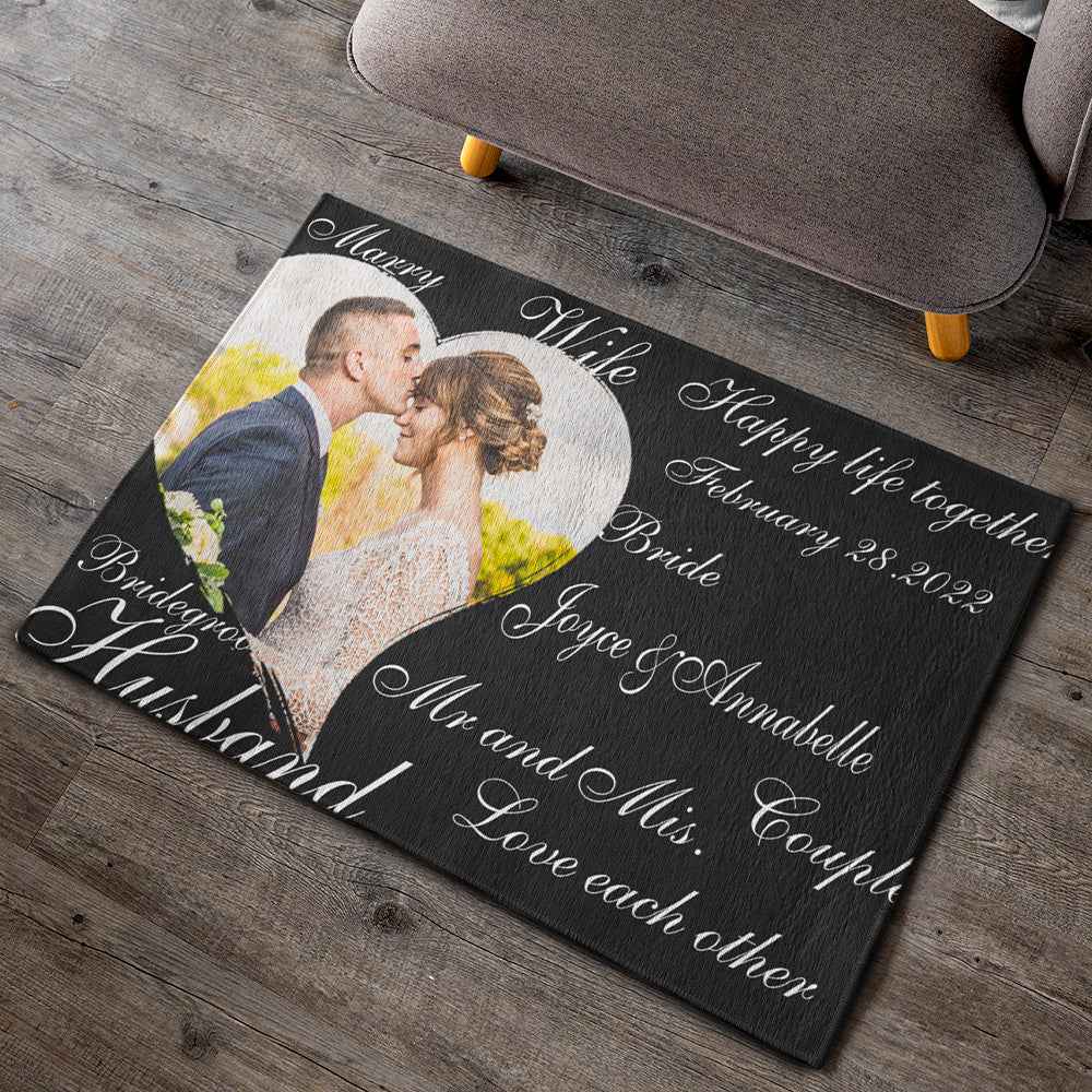 Custom Welcome Door Mat Personalized Wedding Decorative Doormat