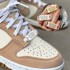 Personalized Shoe Tag ID with Engraved Text Stainless Steel Shoe Tag ID Gift for Runners Cyclists