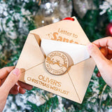 Personalized Christmas List Ornament Santa Letter Christmas Ornament for Christmas Gifts