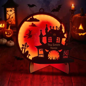 Custom Halloween Light with Name Halloween Home Decor Night Lamp for Halloween Gift