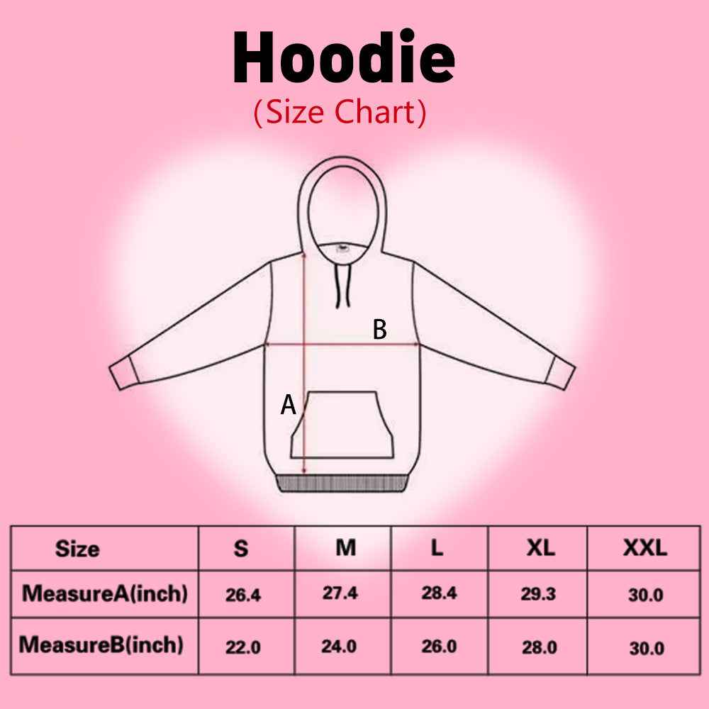 Unisex Custom Face Red Heart Lips Hoodie