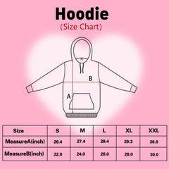 Unisex Custom Face Red Heart Lips Hoodie