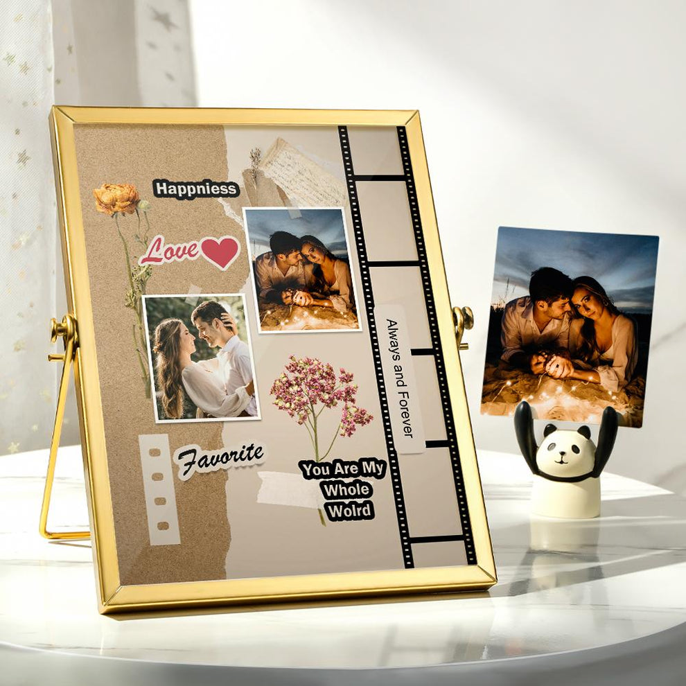 Personalised photo plaque — custom wedding favours