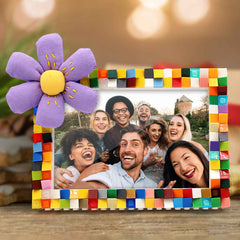 Personalized Colorful Building Blocks Picture Frame DIY Photo Frame
