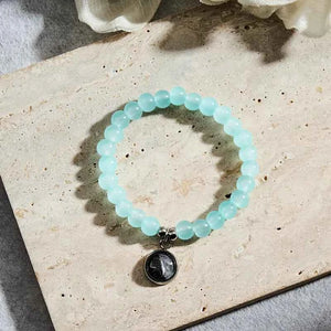 Custom Moon Phase Beads Bracelet Luminous Bracelet Gift for Her