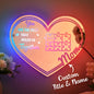 Mirror-finish puzzle sign reflecting home decor on a mantel — personalised Mother's Day gift idea for Mum