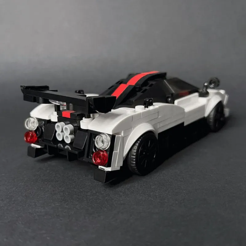 Pagani Zonda Cinque Creative Vehicle Racing Car Building Blocks with Brick Figures | Gift for Car Lovers