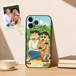 Custom Photo Phone Case Anime Portrait Personalized Phone Case A Variety of Cartoon Style