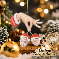 Personalized Grandma Grandkids Christmas Gift Custom Acrylic Funny Christmas Ornament Gifts