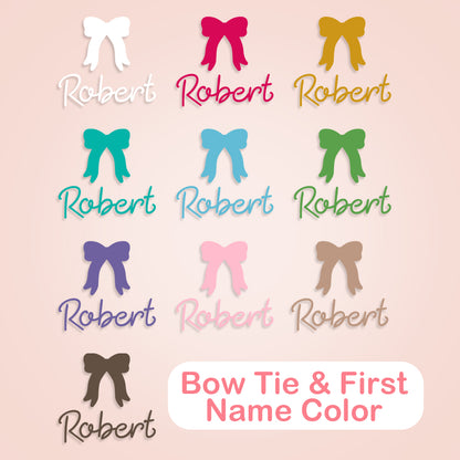 Natural wood grain and rounded edges of the personalised baby name sign made from nursery safe materials