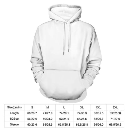 Custom Pet Sweatshirt in alternative colour — Personalised Pet Portrait Hoodie displaying the personalised photo print and sizing options