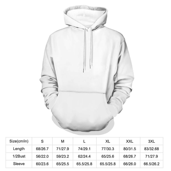 Personalised Text Hoodie - Custom Long Sleeve Sweatshirt Gift