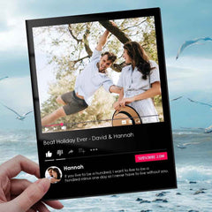 Custom Acrylic Plaque Personalized Social Photo Gift