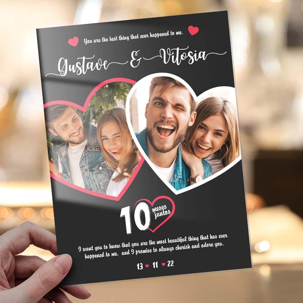 Personalised Custom Photo Frame | Unique Anniversary & Gift Idea