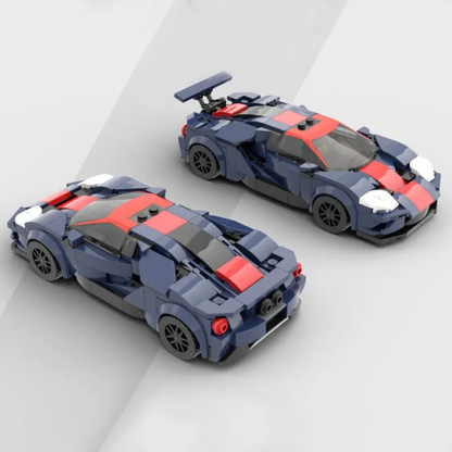 2017 Ford GT Creative Racing Car Building Blocks with Brick Figures - Construction Toy Gift