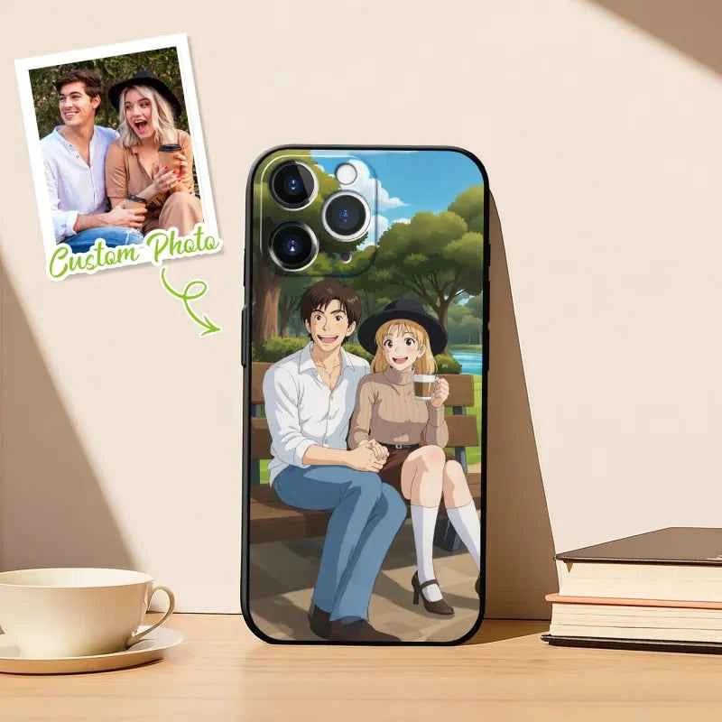 Custom Photo Phone Case Anime Portrait Personalized Phone Case A Variety of Cartoon Style