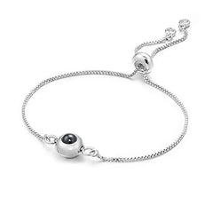 Photo Projection Bracelet Personalized Adjustable Bracelet Sweet Cool Anniversary Gift for Her